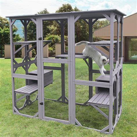 metal cat houses|outdoor cat enclosures for sale.